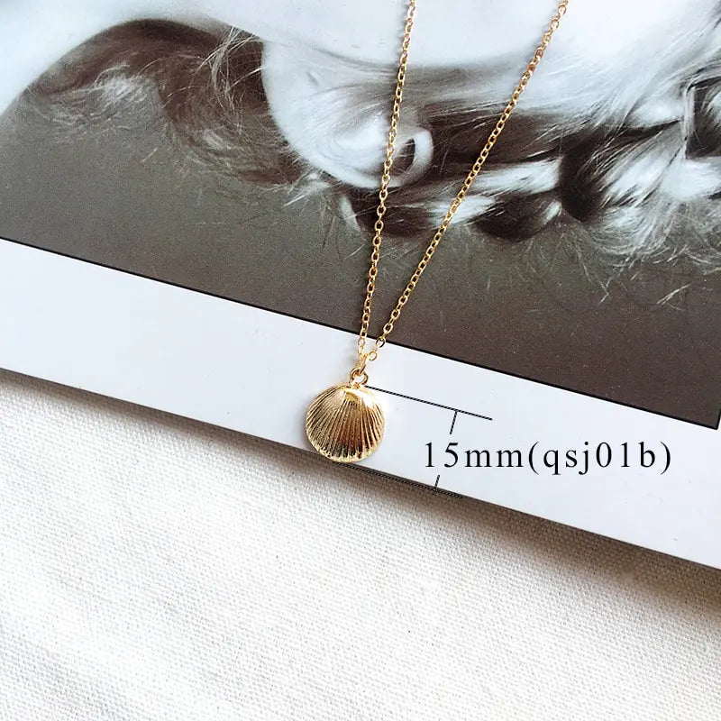 Alloy Shell Necklace Ocean Life Jewelry