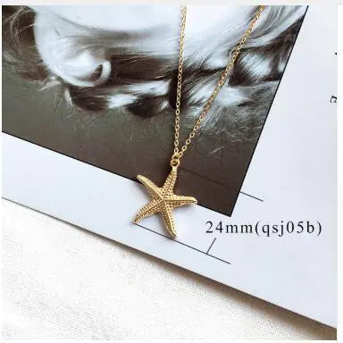 Alloy Shell Necklace Ocean Life Jewelry