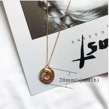 Alloy Shell Necklace Ocean Life Jewelry