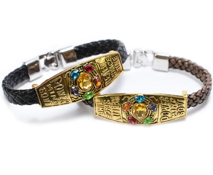 Avengers Thanos Braided Bracelet Jewelry