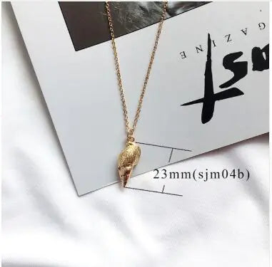 Alloy Shell Necklace Ocean Life Jewelry