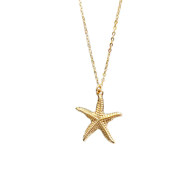 Alloy Shell Necklace Ocean Life Jewelry