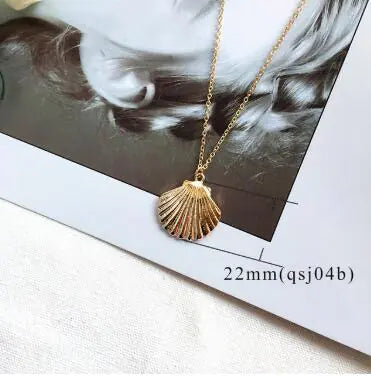 Alloy Shell Necklace Ocean Life Jewelry