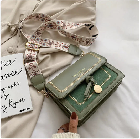 Square Strap Crossbody Bag