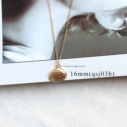 Alloy Shell Necklace Ocean Life Jewelry